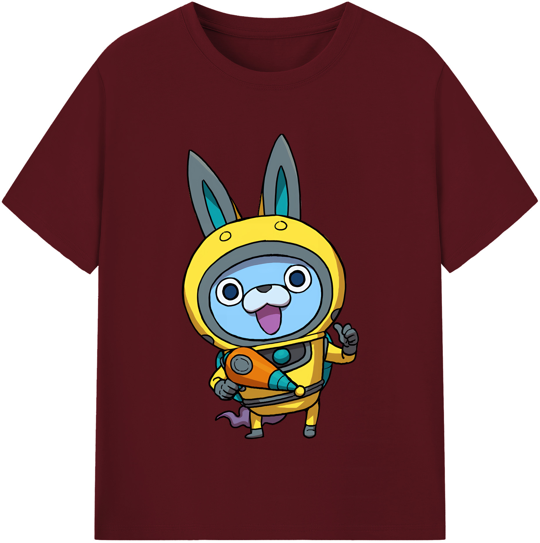 （画像用） 妖怪ウォッチ Yo-kai Watch 綿100％半袖Tシャツ（フロントプリント）